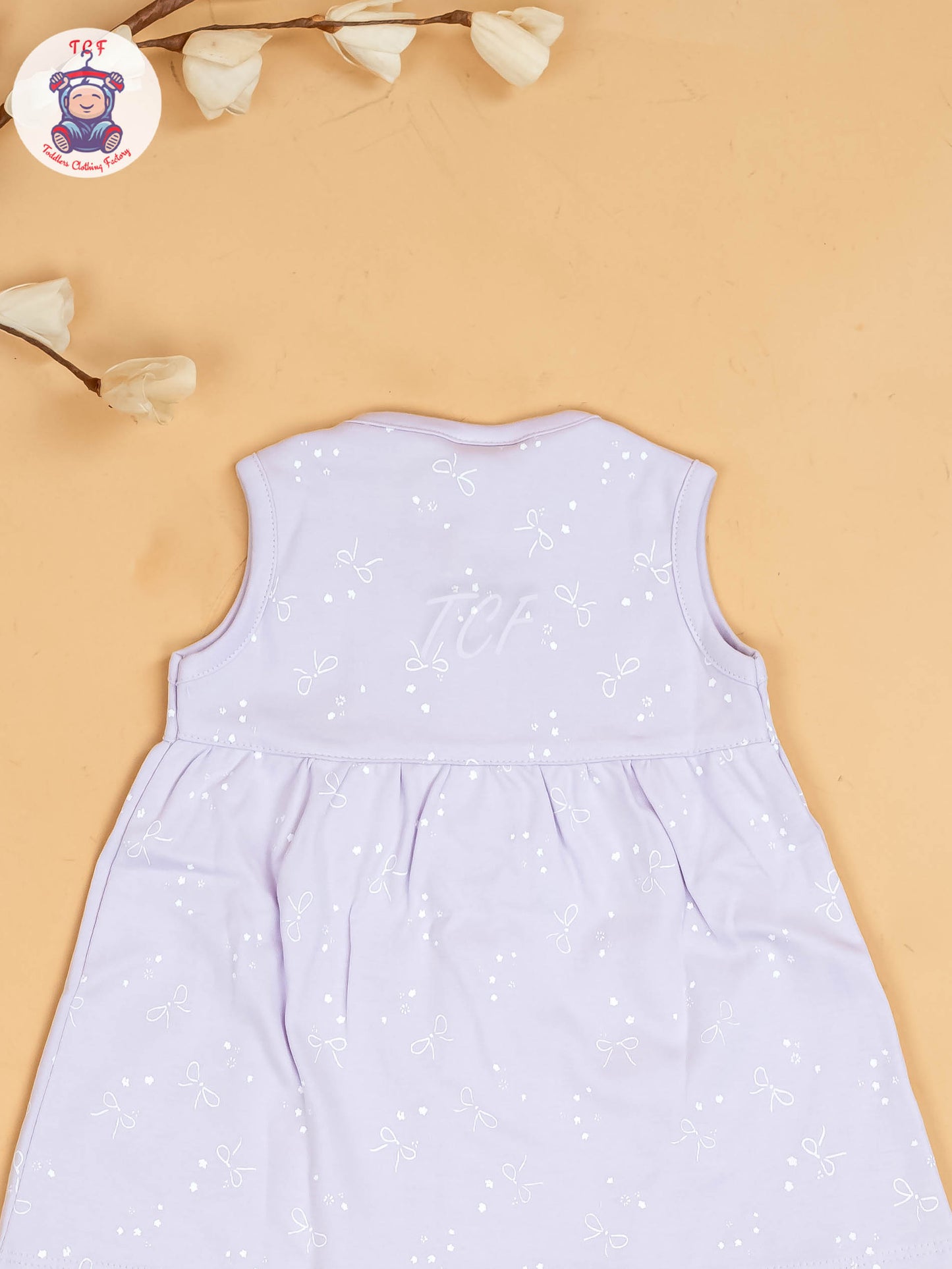 Purple - Girls Printed Ethnic Frocks