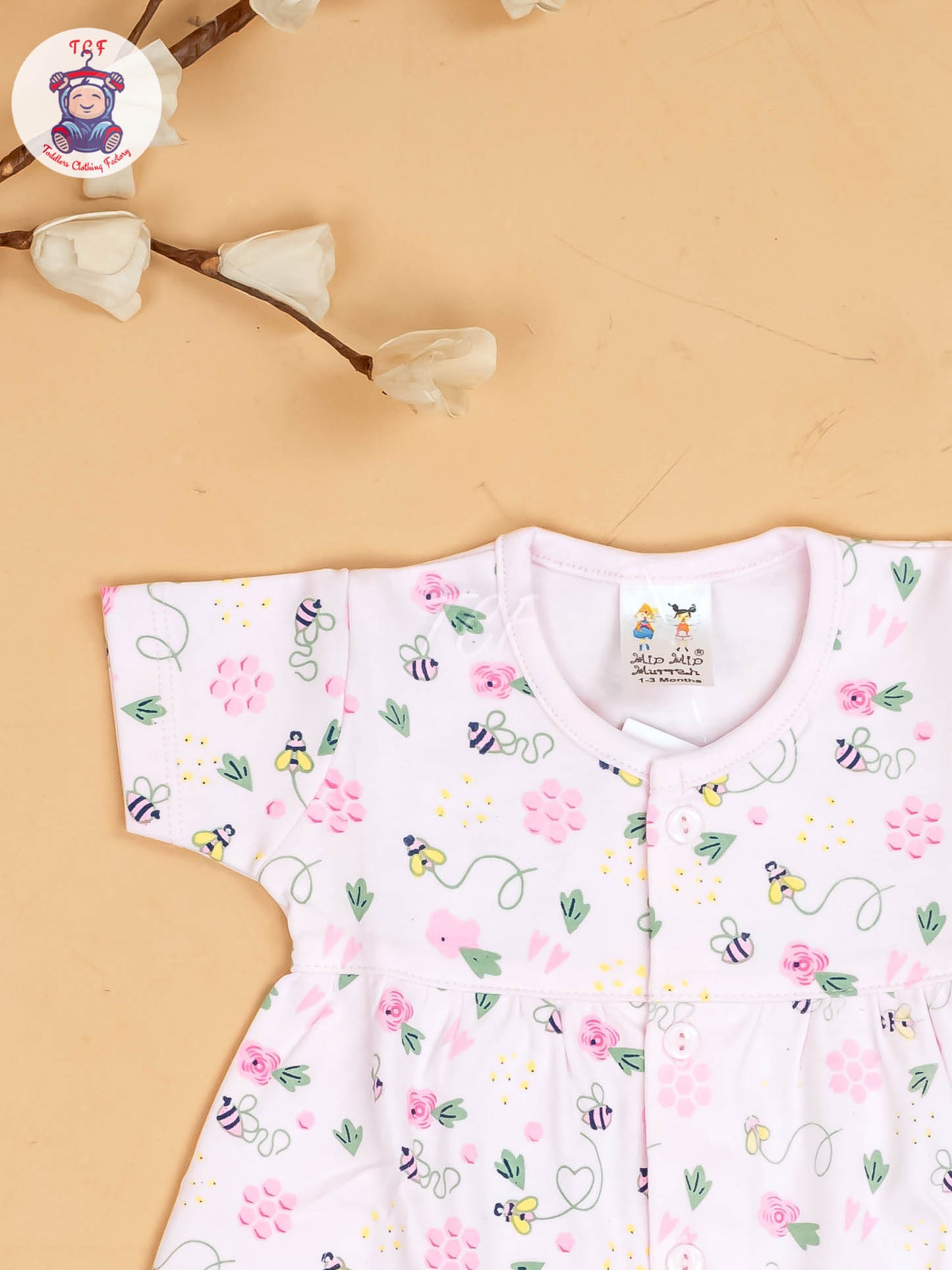 Pink - Girls Printed Ethnic Frocks