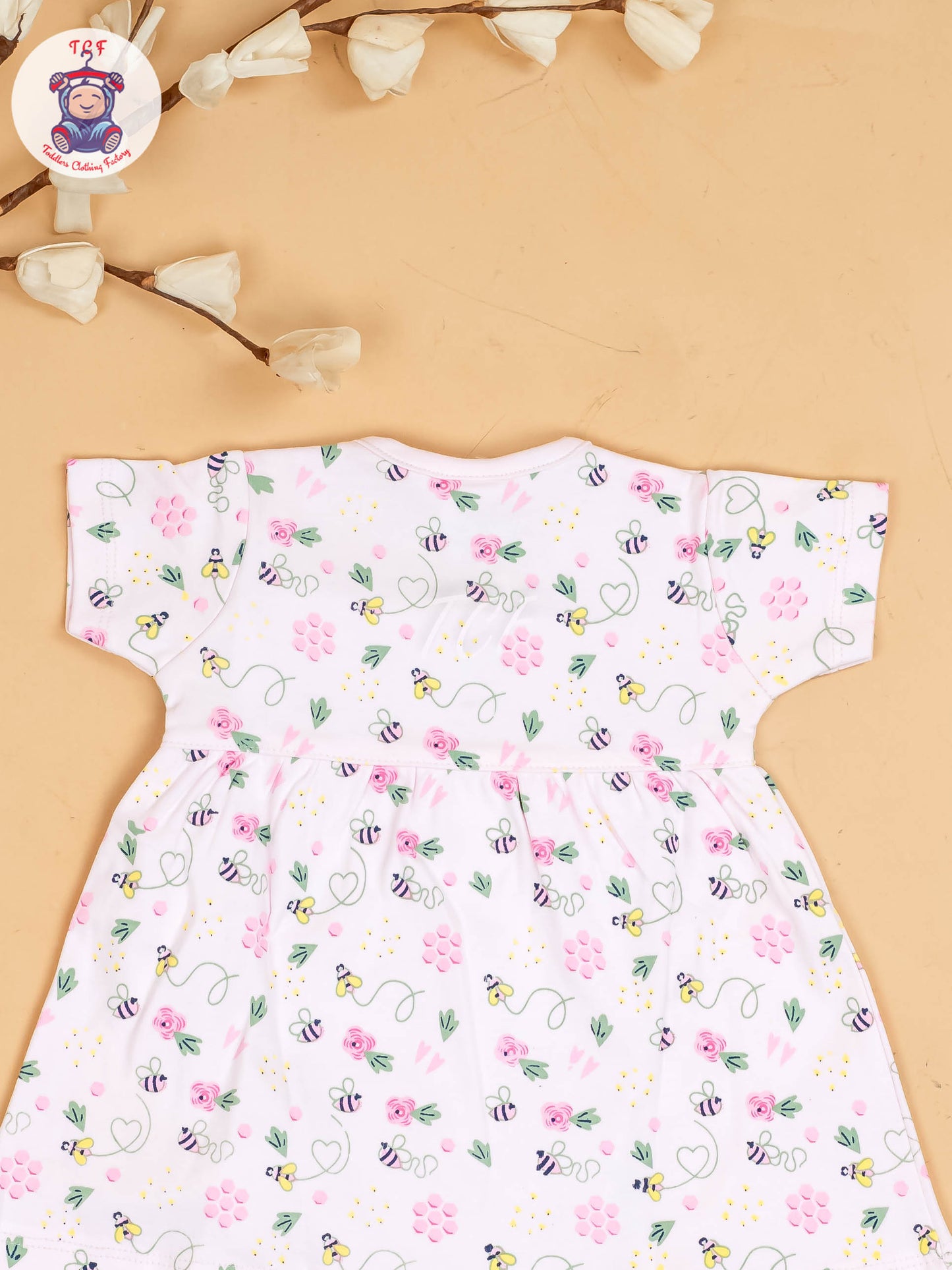 Pink - Girls Printed Ethnic Frocks