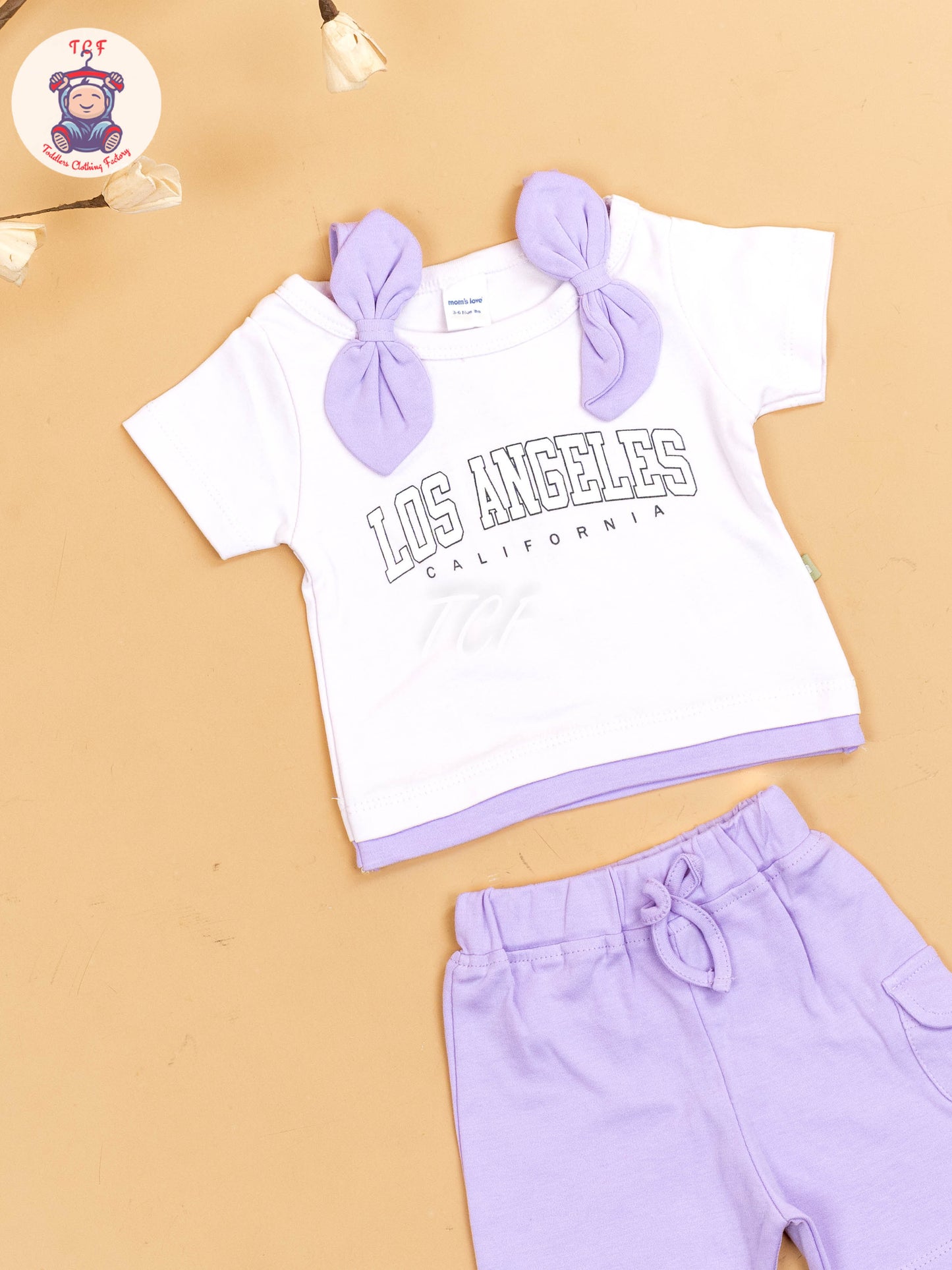 Lavender - Girls T-Shirts & Shorts
