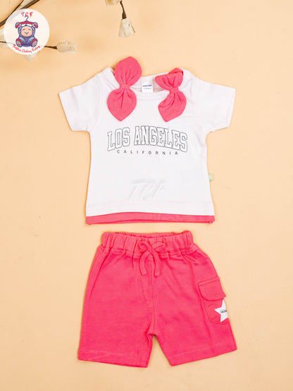 Pink - Girls T-Shirts & Shorts