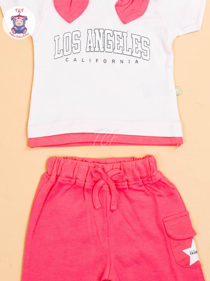 Pink - Girls T-Shirts & Shorts