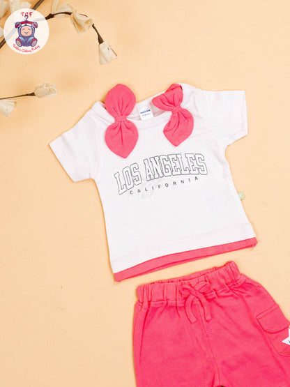 Pink - Girls T-Shirts & Shorts