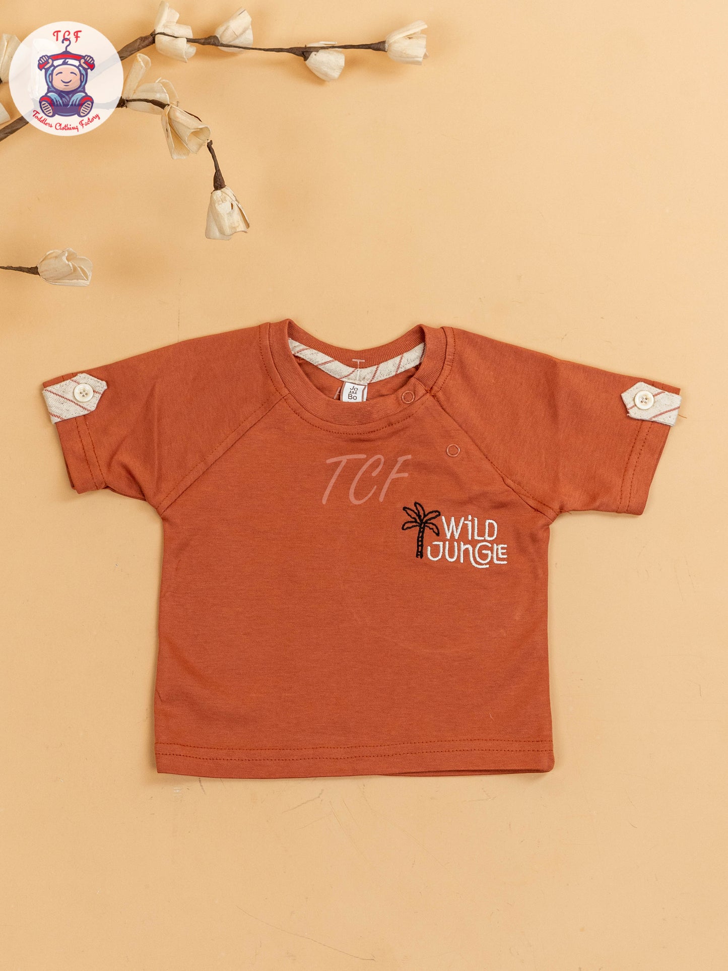 Rust & Beige - Girls T-Shirts & Shorts