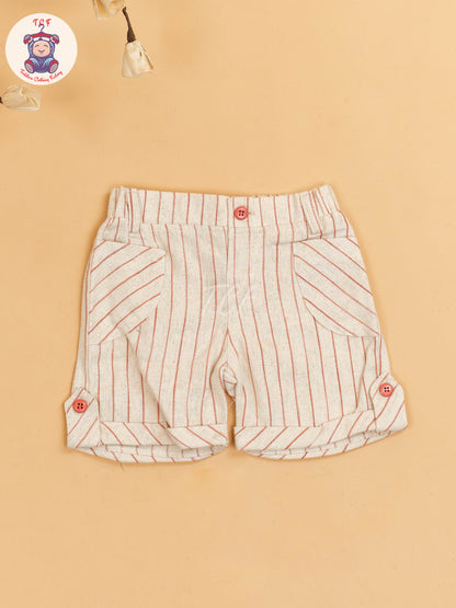 Rust & Beige - Girls T-Shirts & Shorts