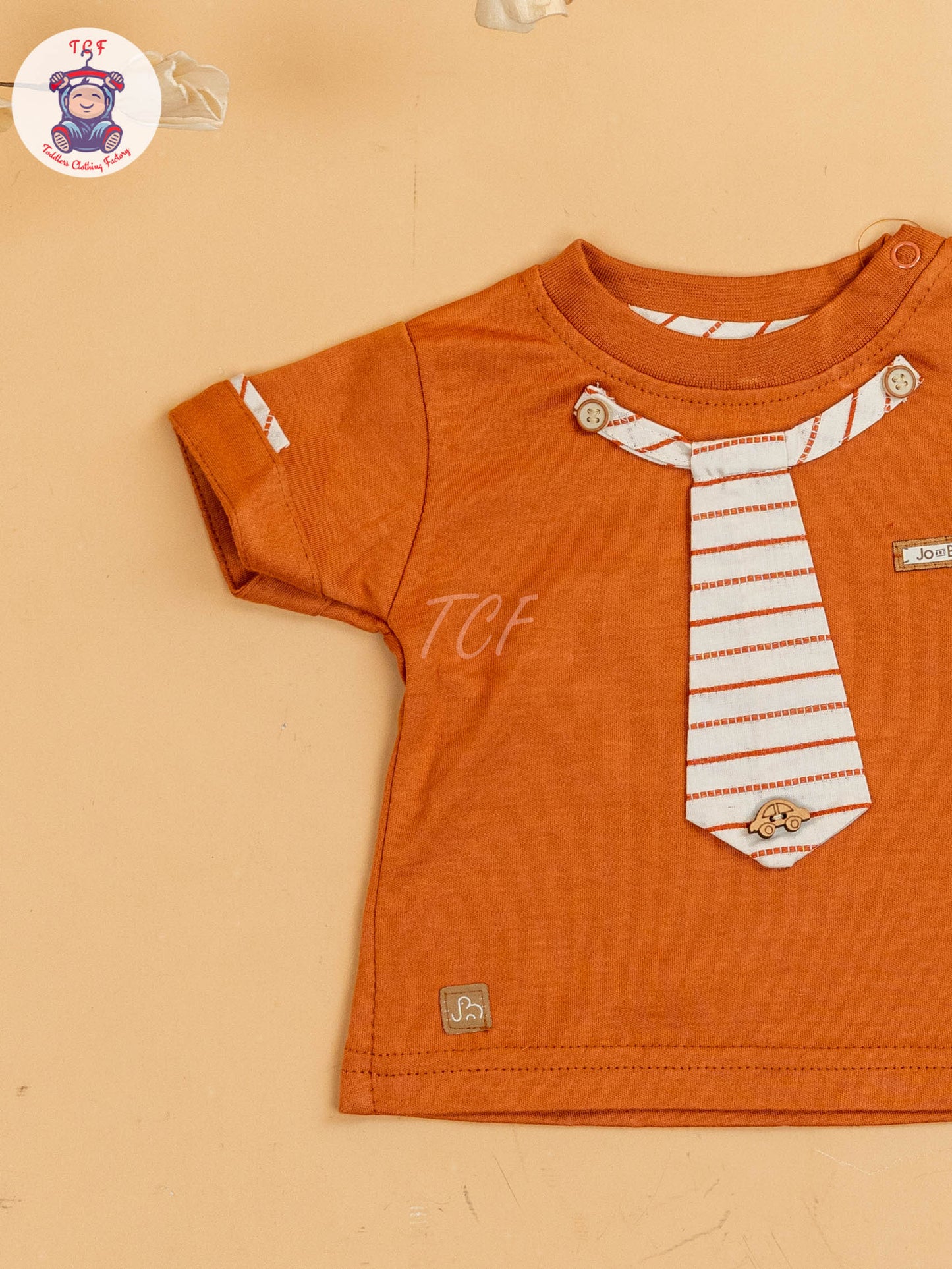 Rust & Beige - Girls T-Shirts & Shorts