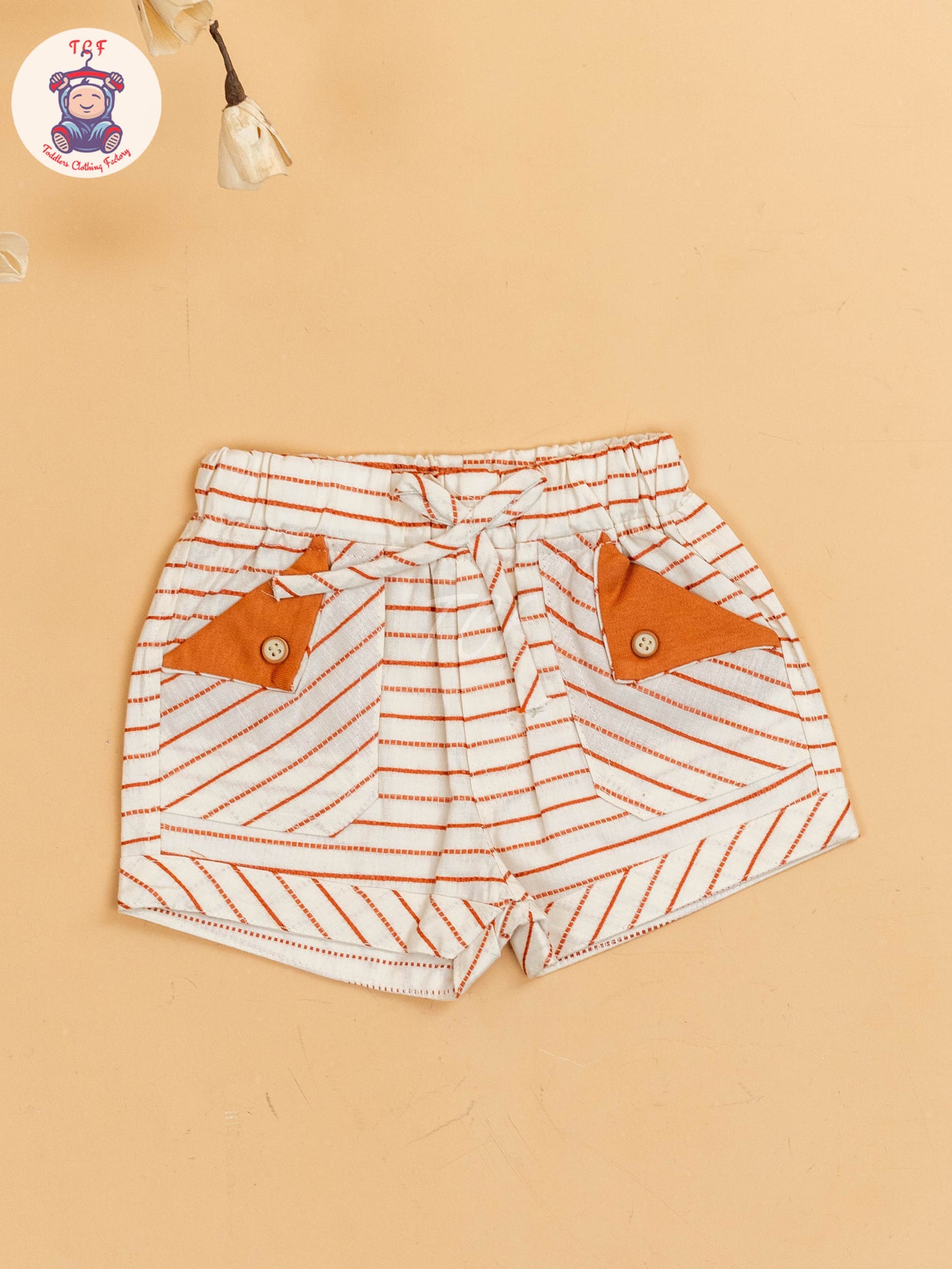 Rust & Beige - Girls T-Shirts & Shorts