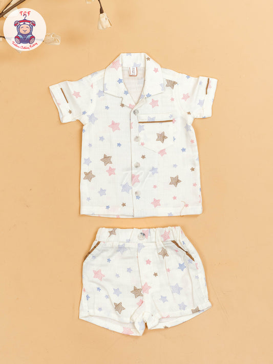 Half White  - T-Shirts & Shorts