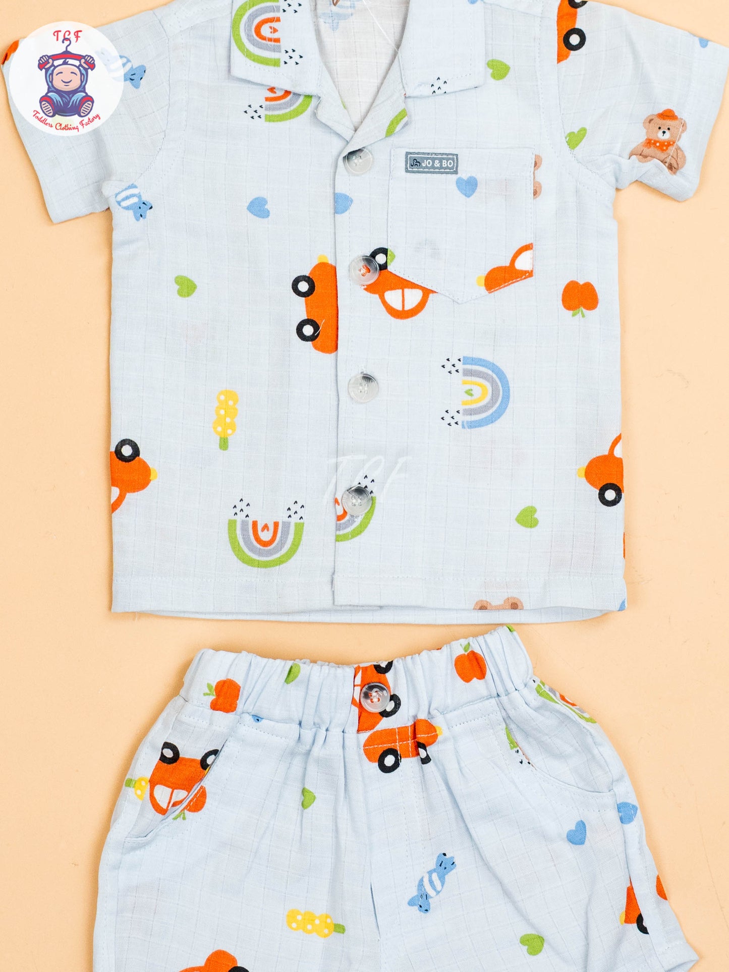 Lite Blue  - T-Shirts & Shorts