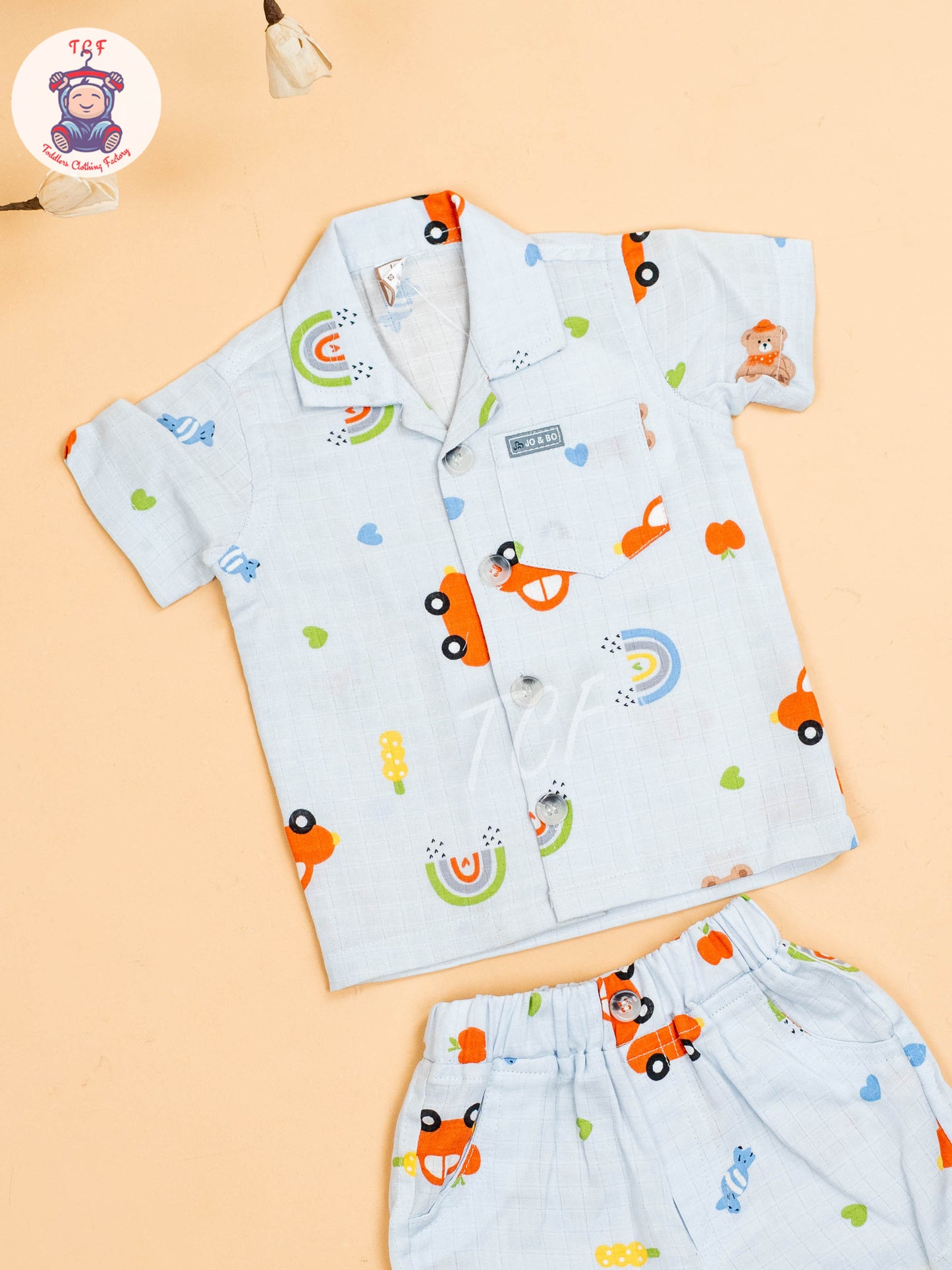 Lite Blue  - T-Shirts & Shorts