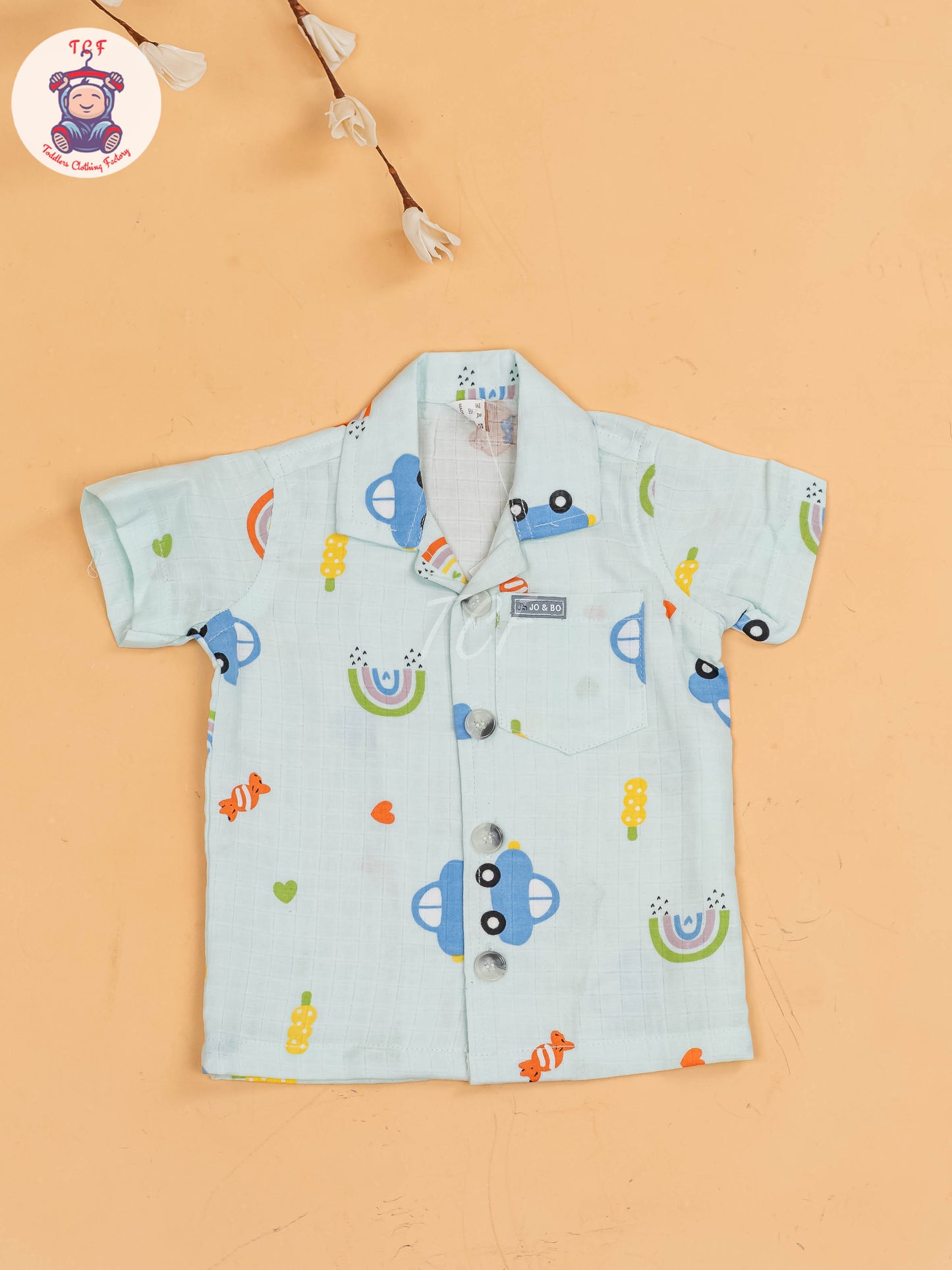 Sky Blue  - T-Shirts & Shorts