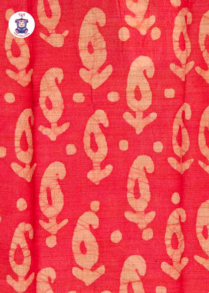 Red - Boys Bhatik Readymade Shirts