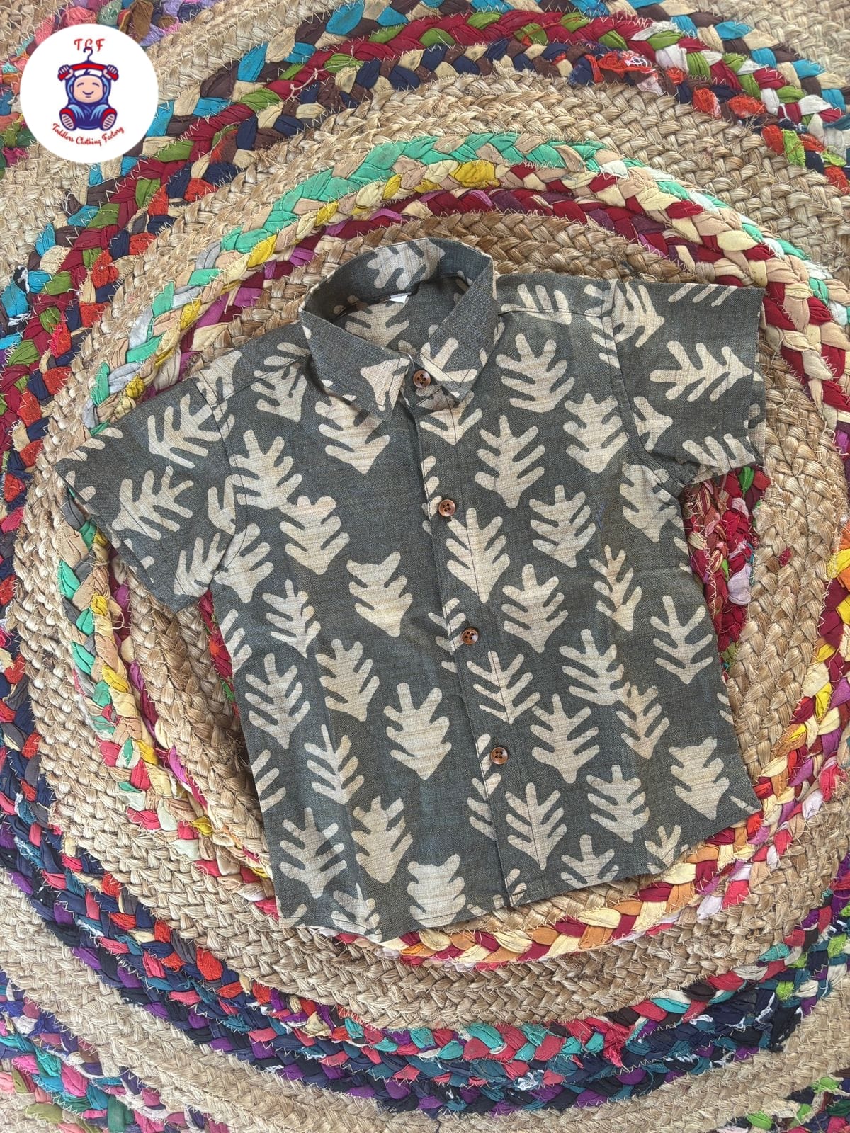 Grey - Boys Bhatik Readymade Shirts
