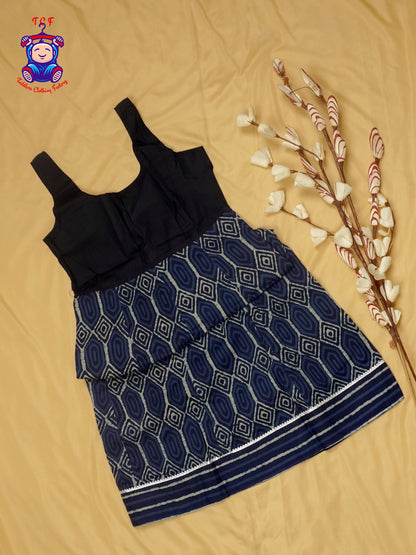 Blue - Cotton Pavadai Sattai