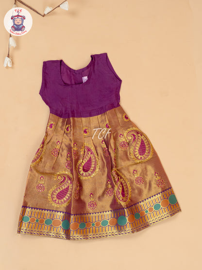 Majentha - Embriodered Pavadai Sattai