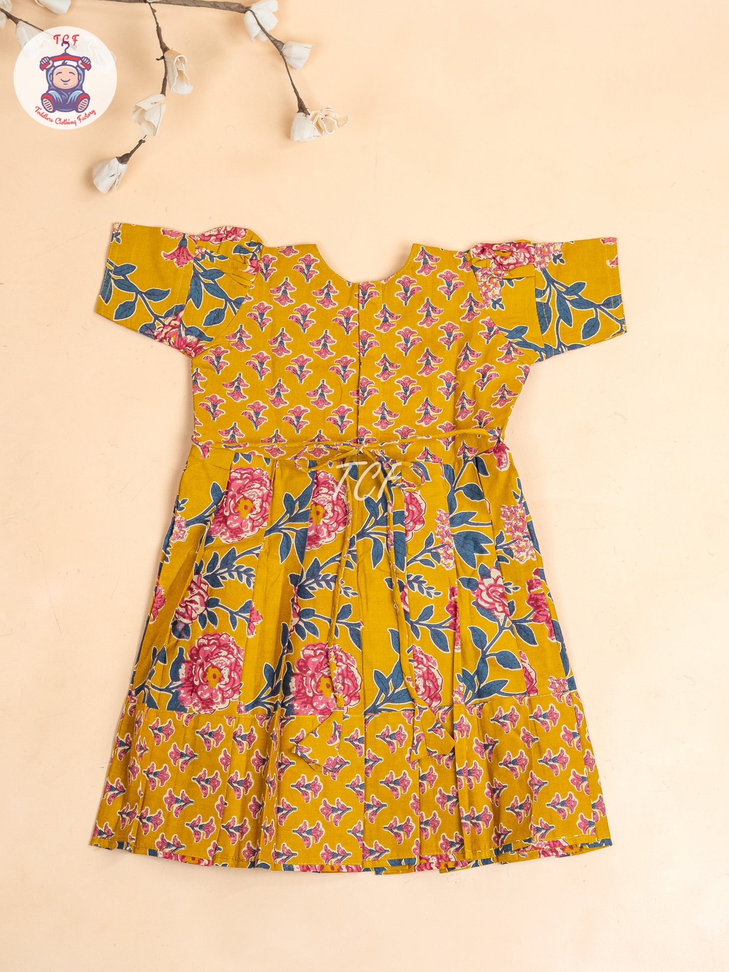 Mustard - Girls Readymade Long Frock