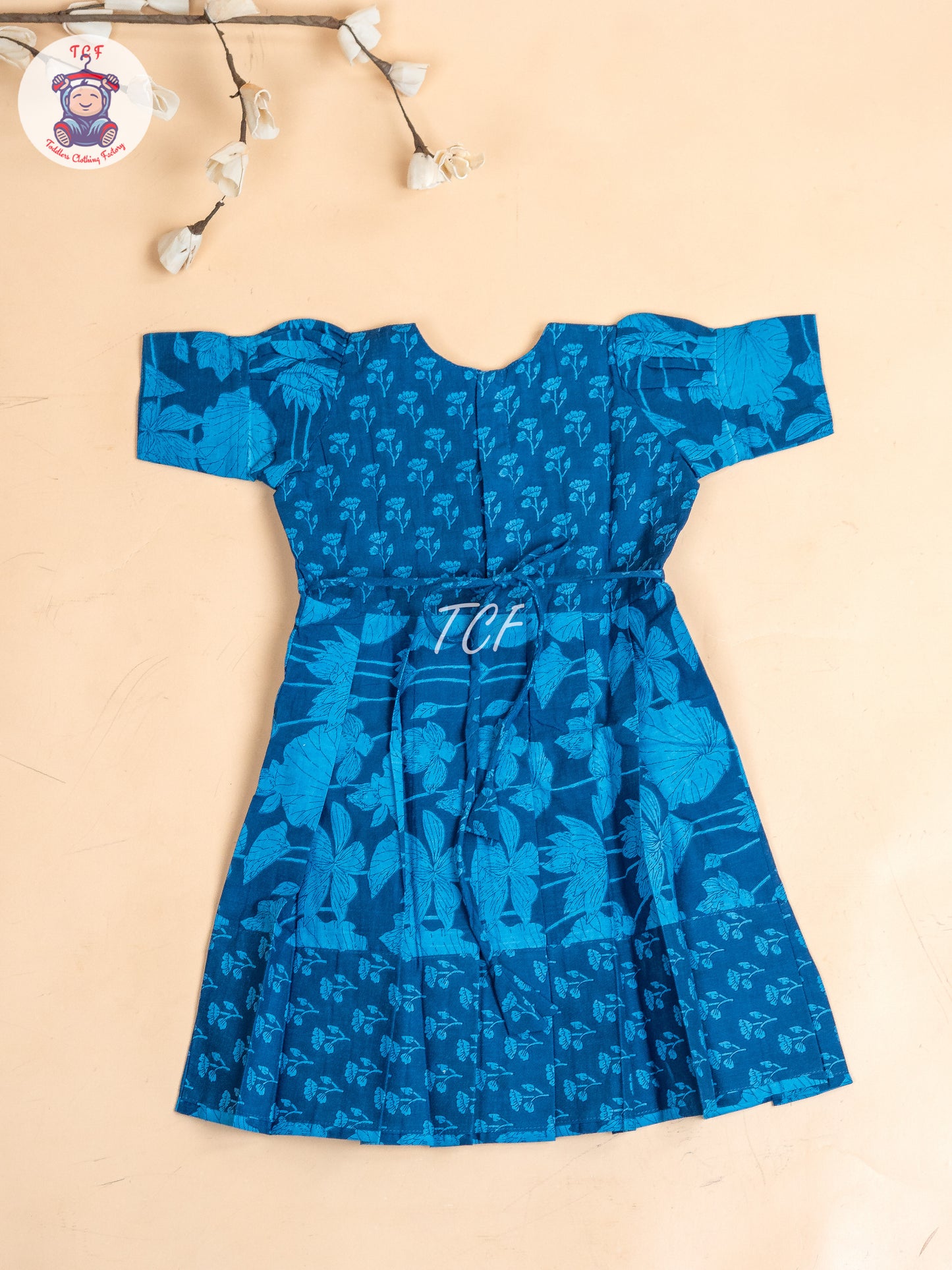 Navy Blue - Girls Readymade Long Frock