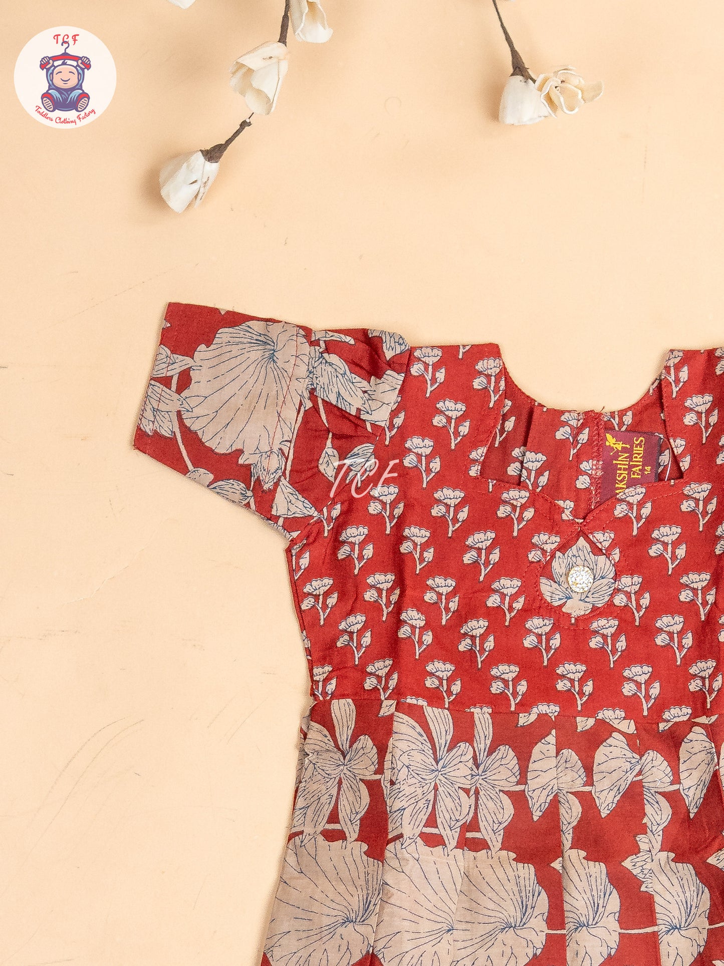 Maroon -  Girls Readymade Long Frock