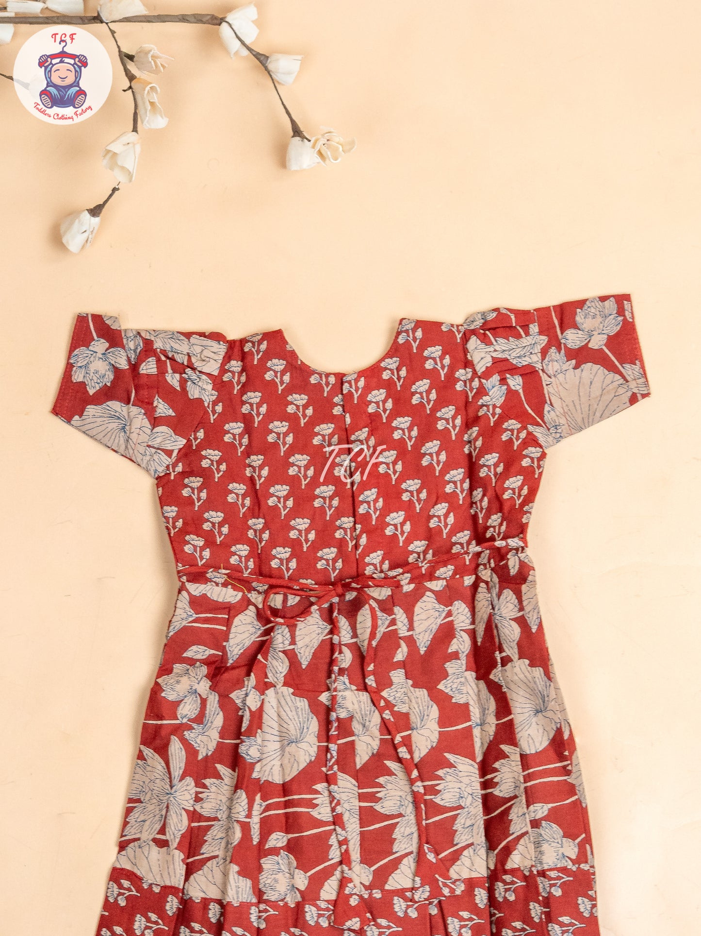 Maroon -  Girls Readymade Long Frock