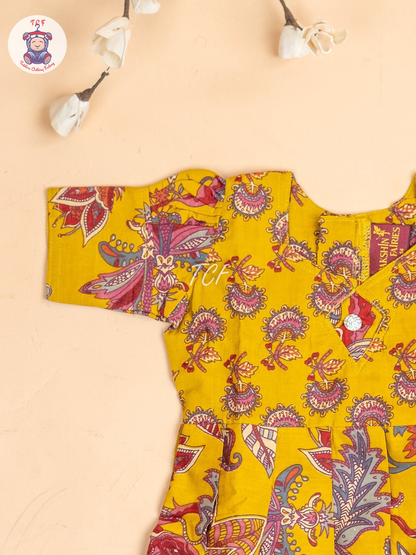 Mustard - Girls Readymade Long Frock
