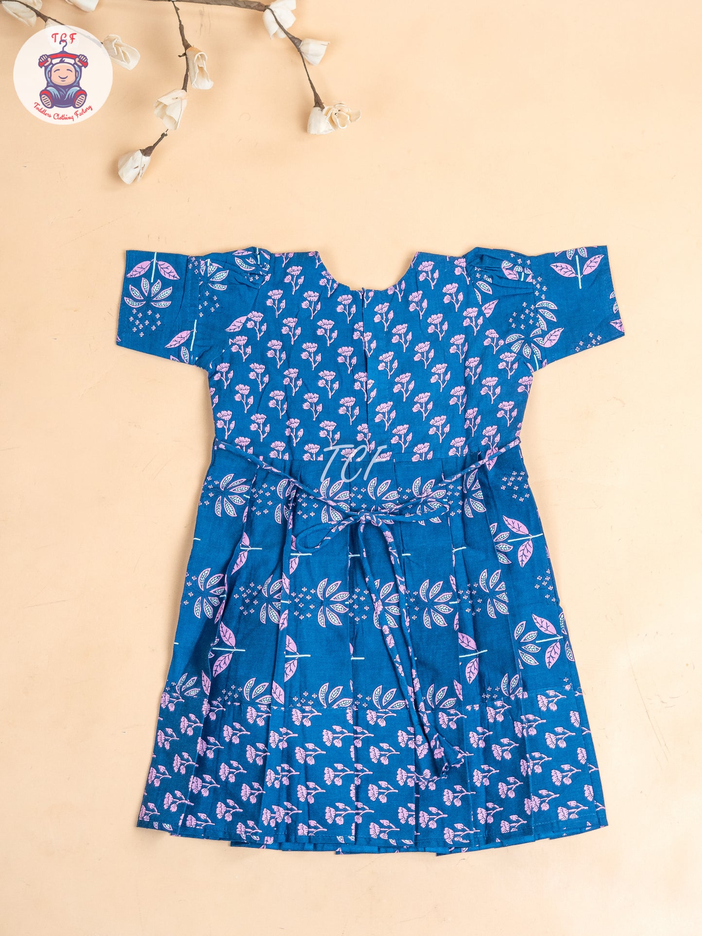 Blue - Girls Readymade Long Frock