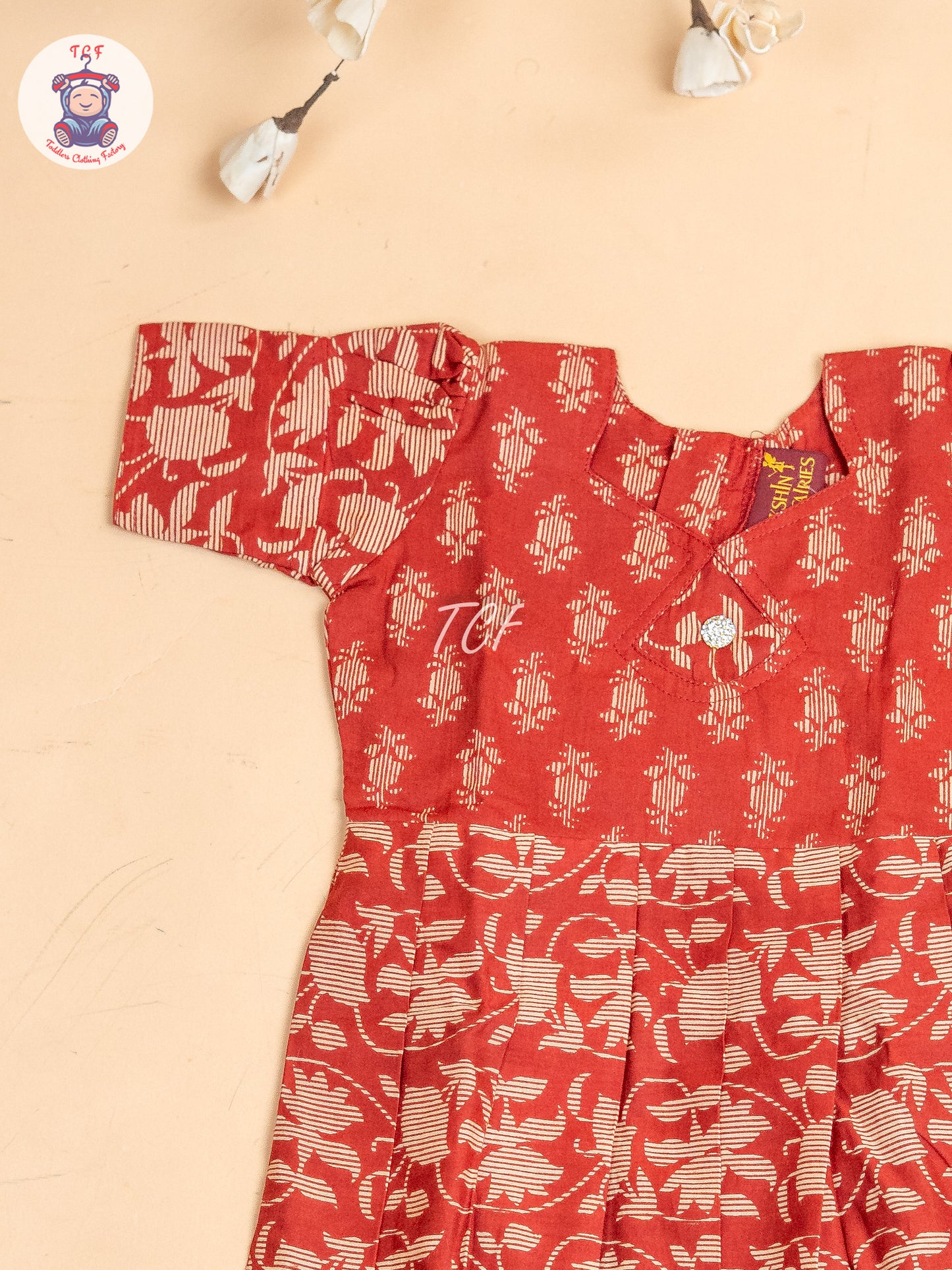 Maroon - Girls Readymade Long Frock