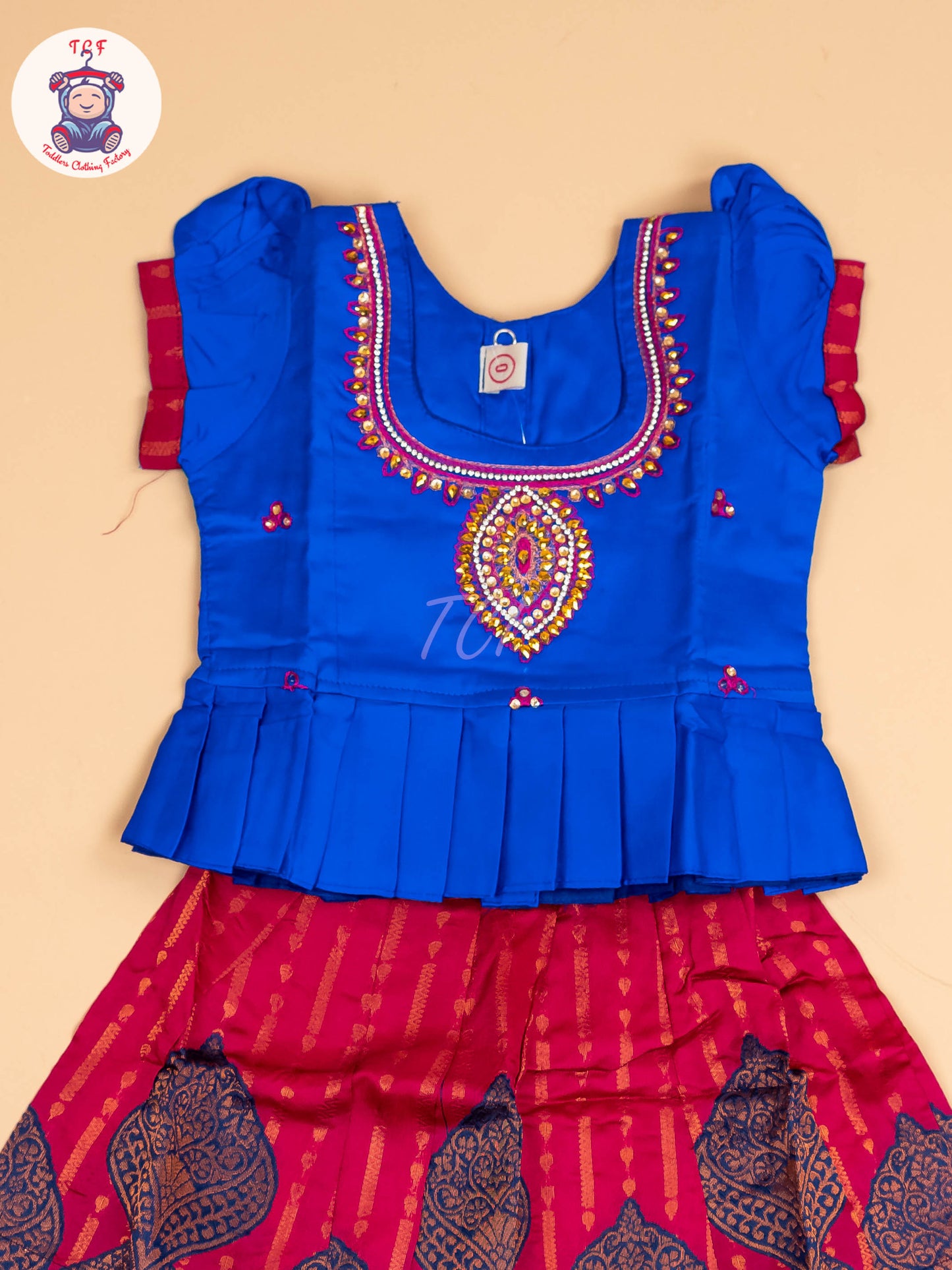 Blue & Pink - Pavadai Sattai