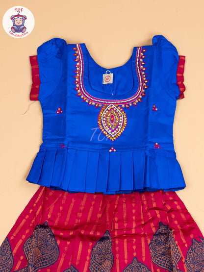 Blue & Pink - Pavadai Sattai
