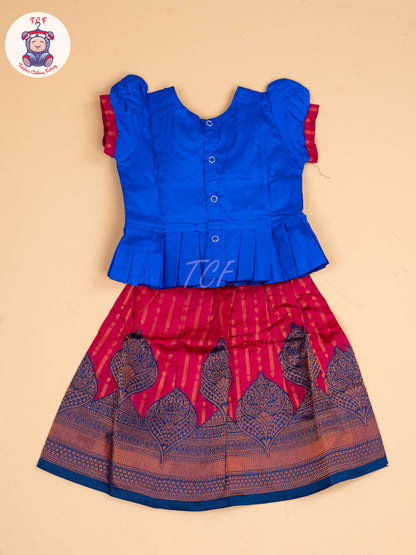 Blue & Pink - Pavadai Sattai