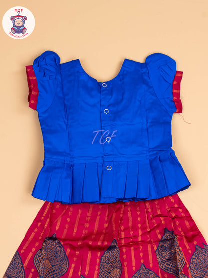 Blue & Pink - Pavadai Sattai