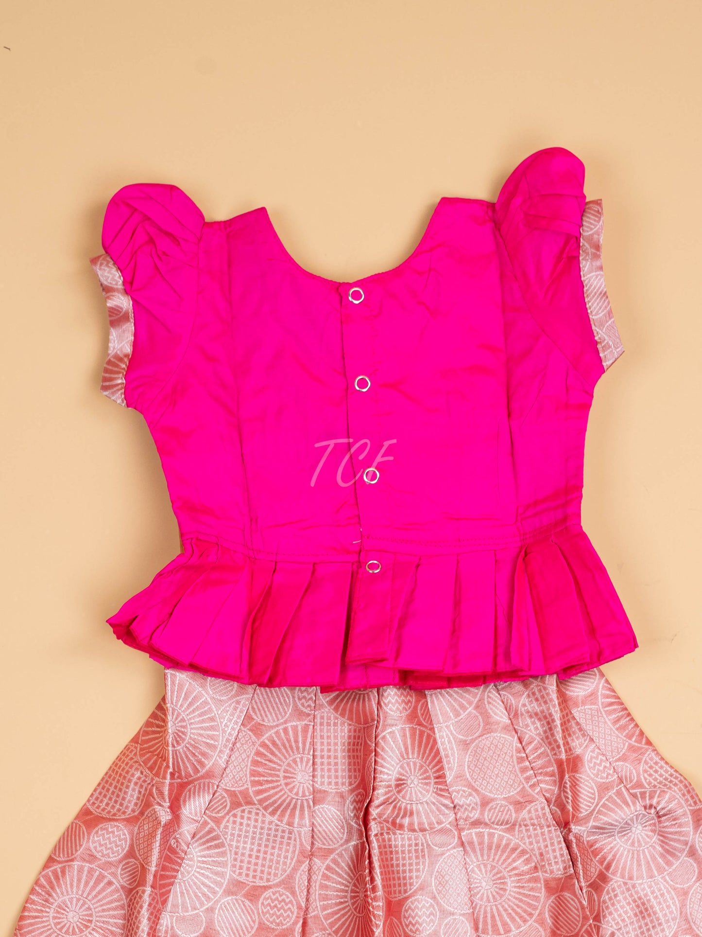 Pink & Peach - Pavadai Sattai