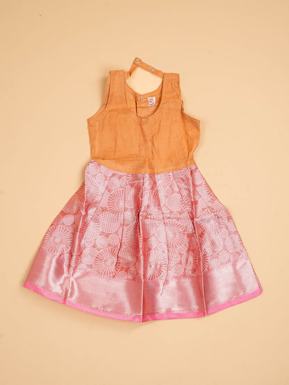 Pink & Peach - Pavadai Sattai