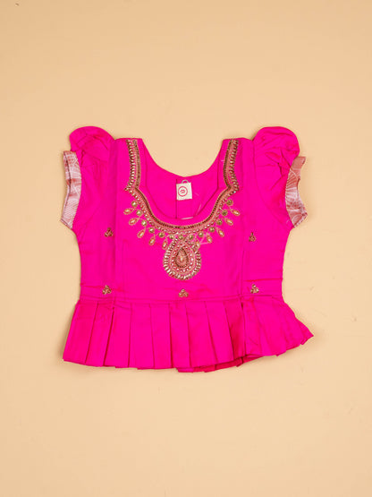 Pink & Peach - Pavadai Sattai