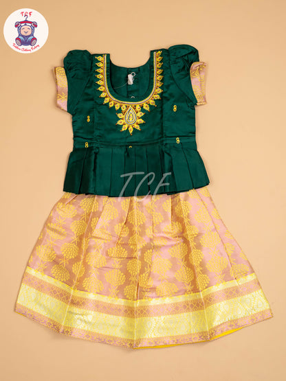 Green & Yellow - Pavadai Sattai