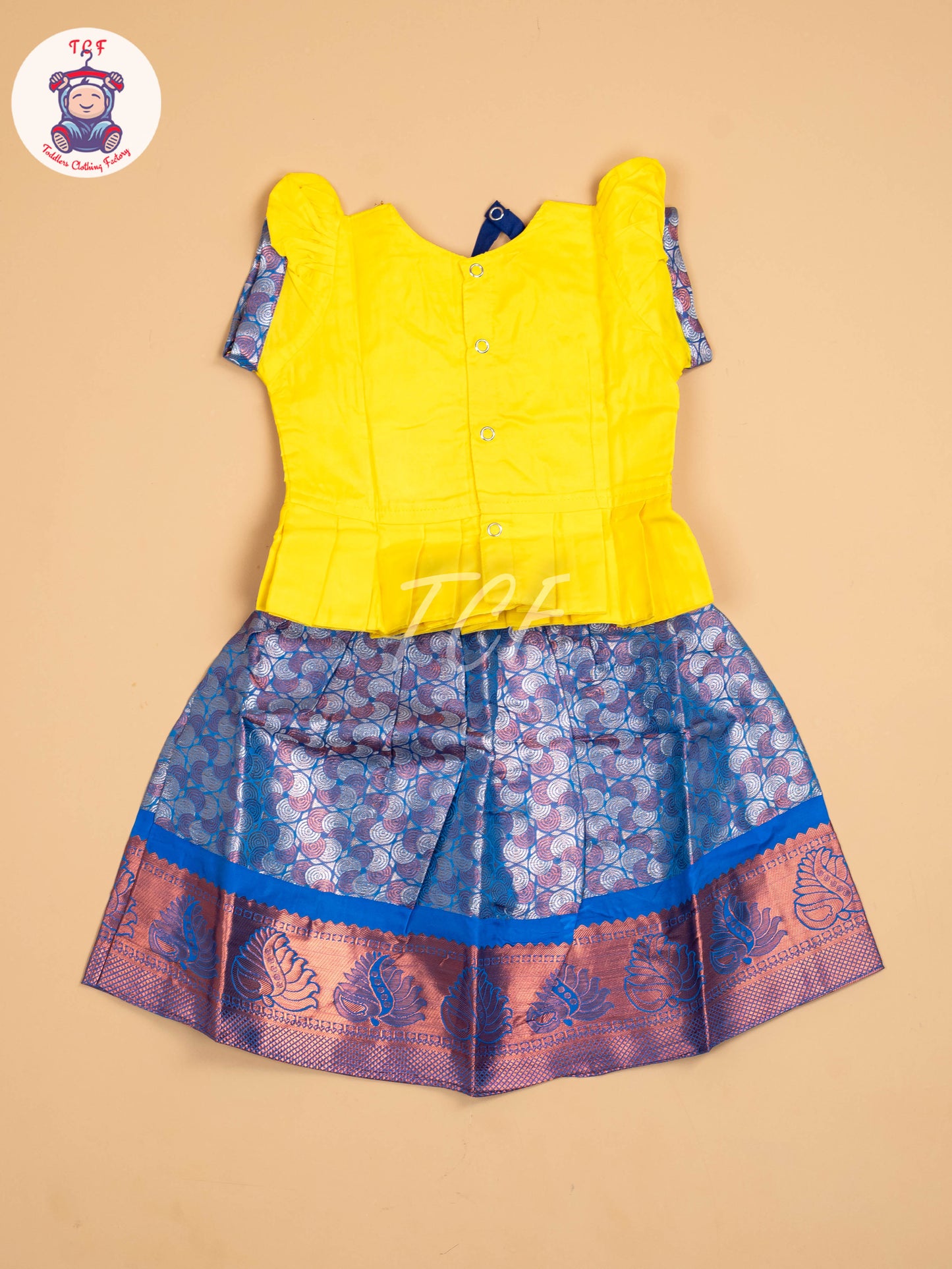 Yellow & Blue - Pavadai Sattai
