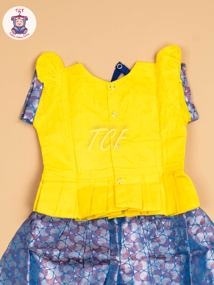 Yellow & Blue - Pavadai Sattai