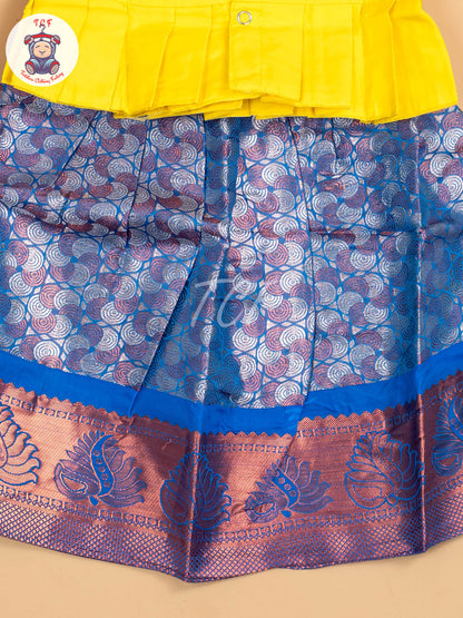 Yellow & Blue - Pavadai Sattai