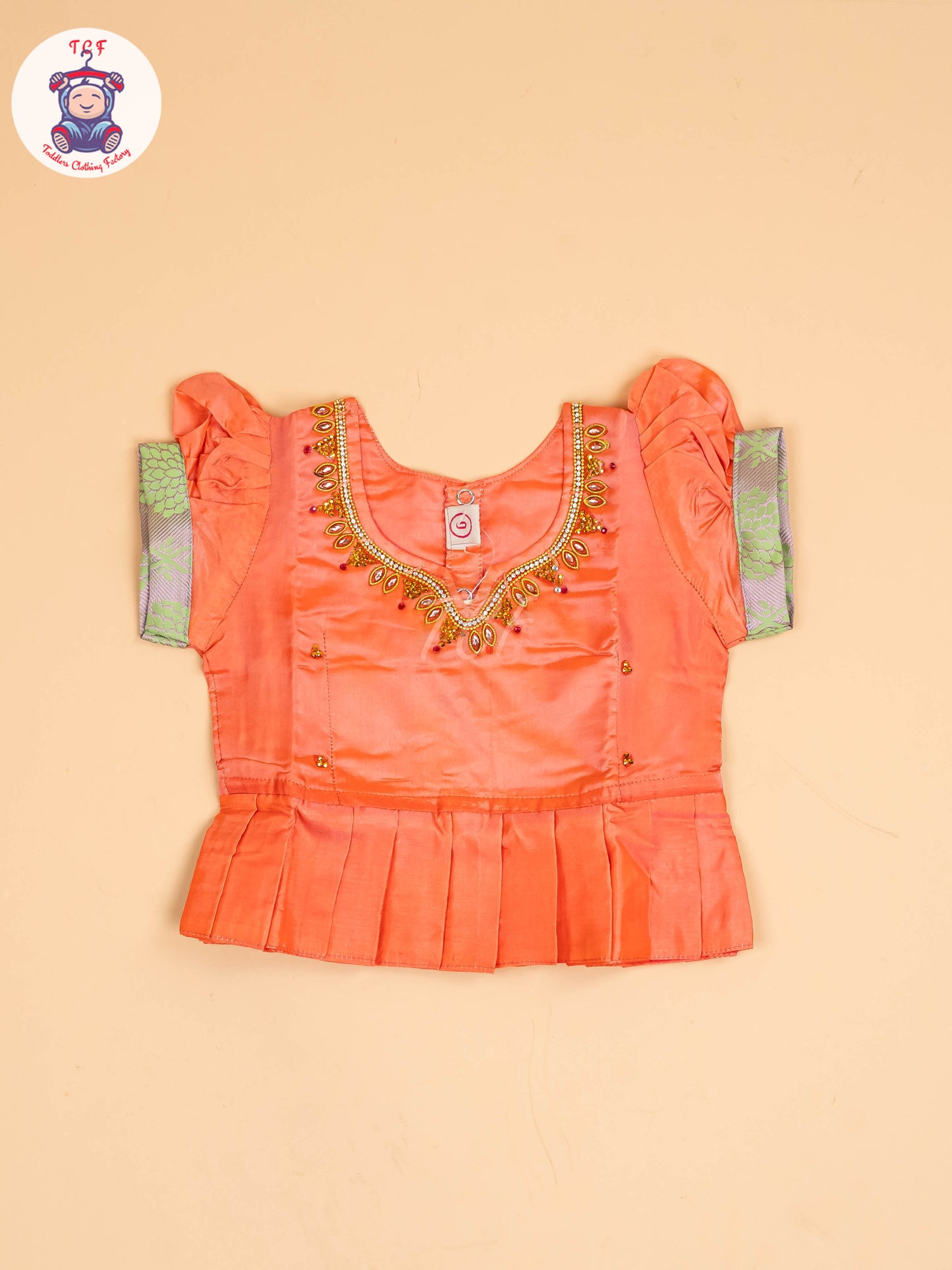 Lite Orange & Lite Green - Pavadai Sattai