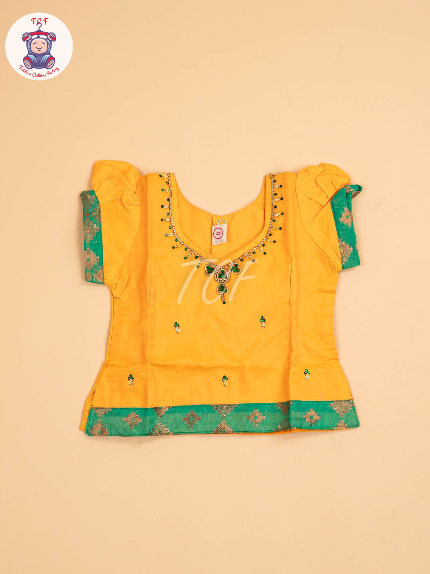 Lite Orange & Green - Pavadai Sattai