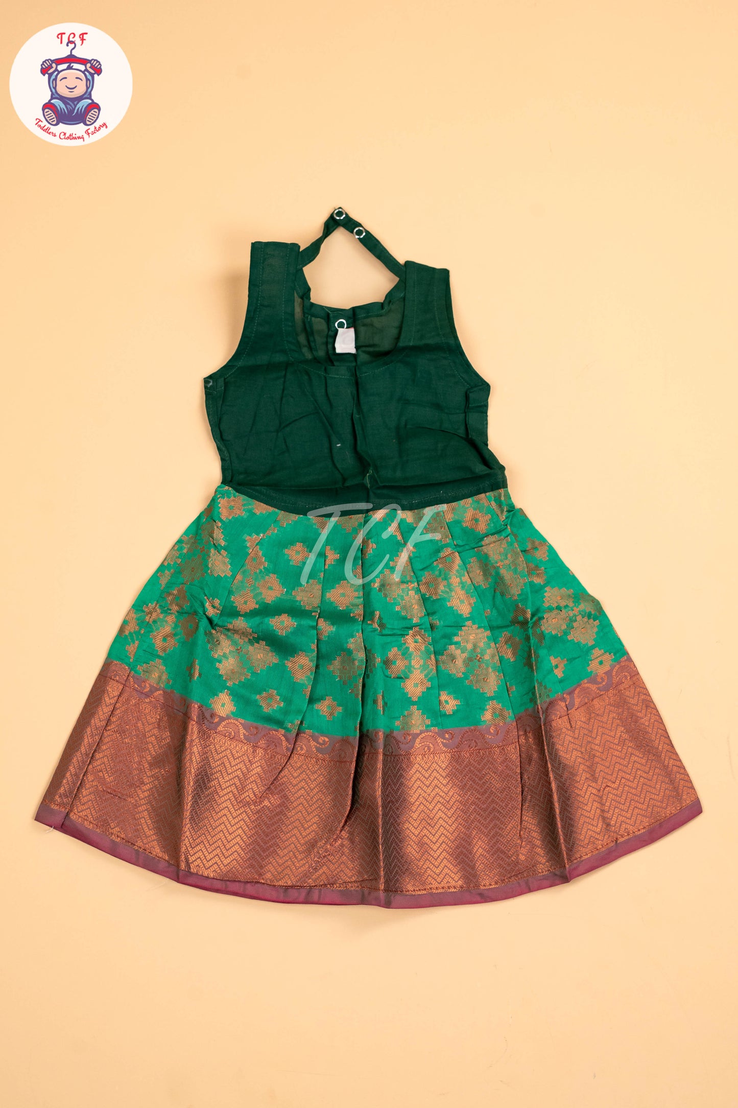 Lite Orange & Green - Pavadai Sattai