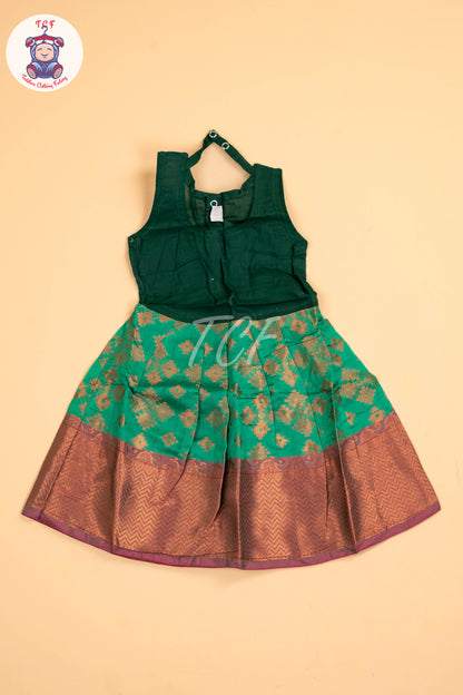 Lite Orange & Green - Pavadai Sattai