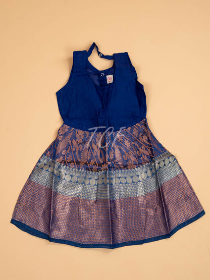 Teal Green & Blue - Pavadai Sattai