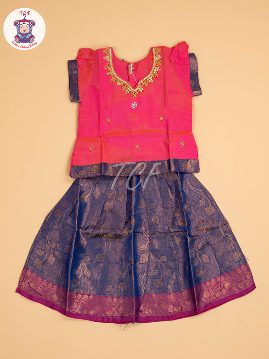 Pink & Blue - Pavadai Sattai