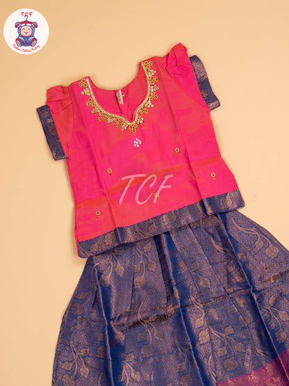 Pink & Blue - Pavadai Sattai