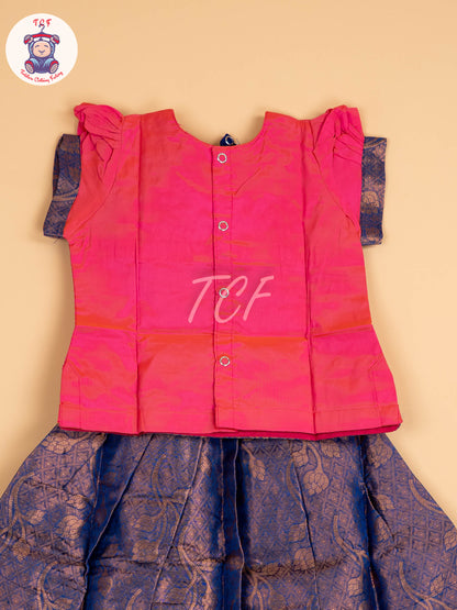 Pink & Blue - Pavadai Sattai