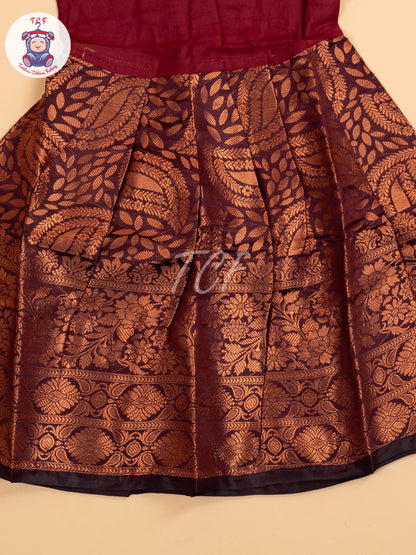 Blue & Maroon - Pavadai Sattai