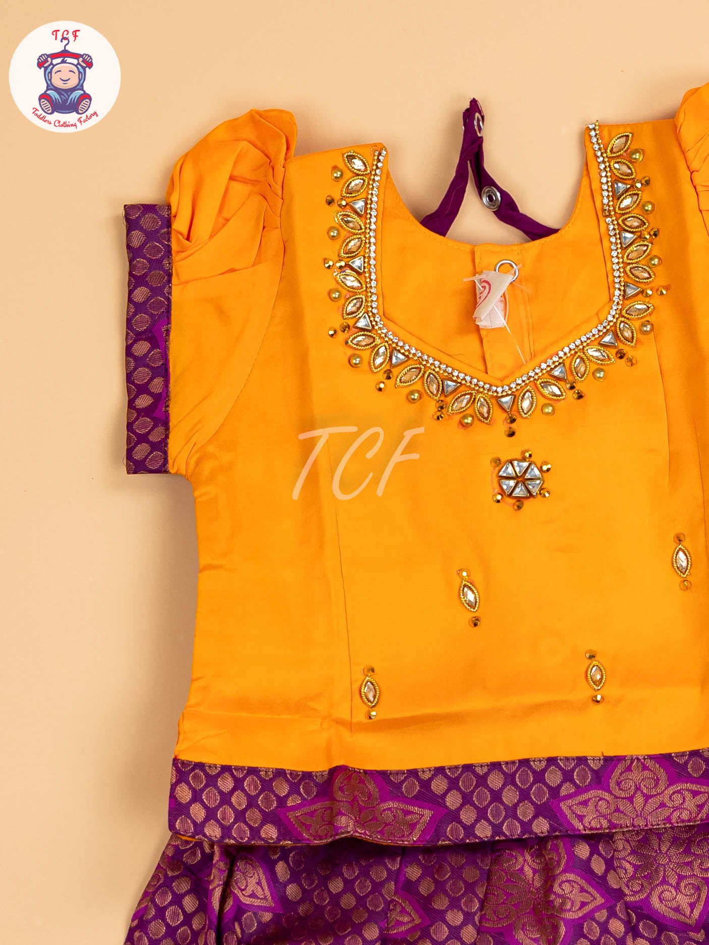 Mustard & Purple - Pavadai Sattai