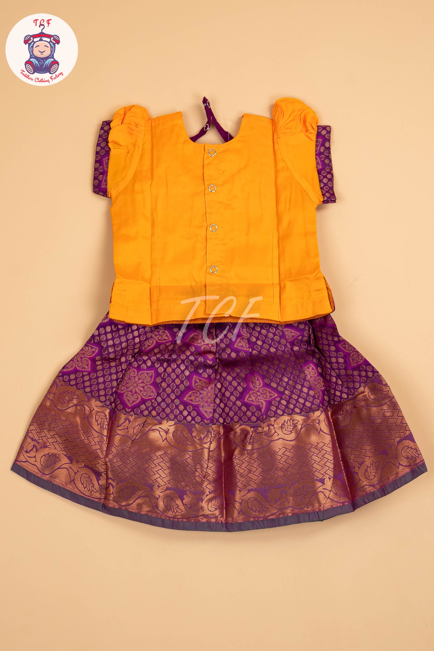 Mustard & Purple - Pavadai Sattai