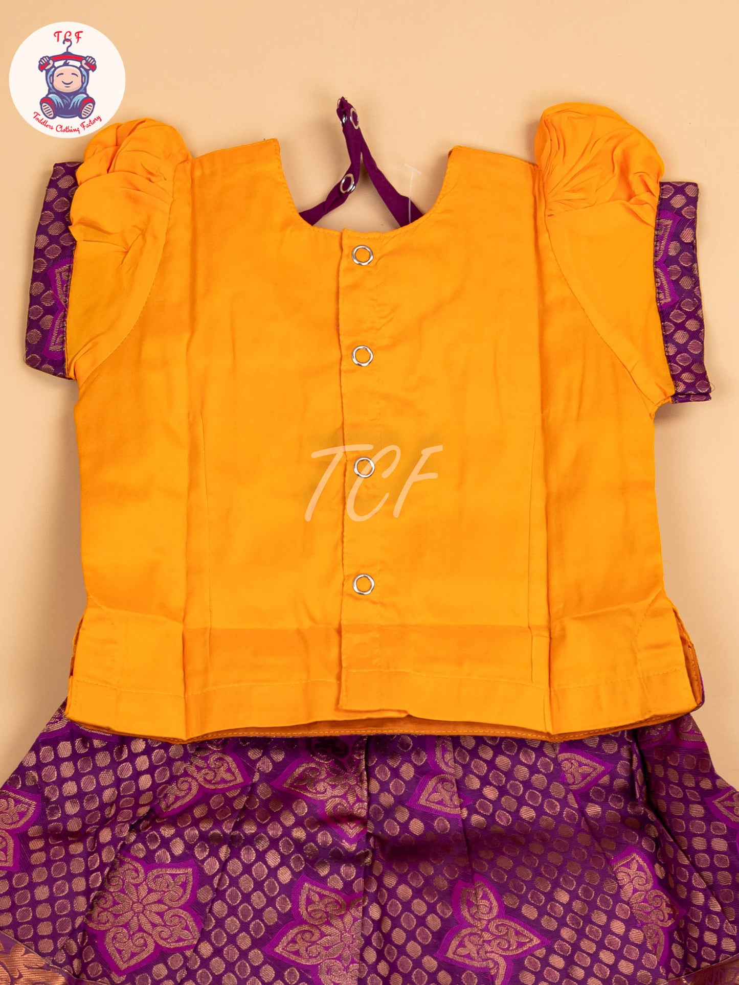 Mustard & Purple - Pavadai Sattai