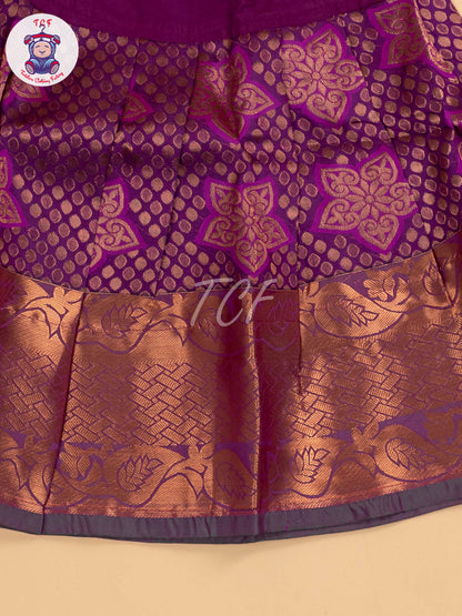 Mustard & Purple - Pavadai Sattai